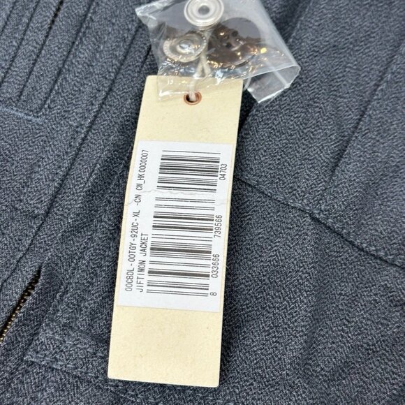 NWT - Diesel 100% Drizzle Proof JIFTIMON Multi-Pocket Bomber Jacket - Gray - XL - Picture 10 of 14
